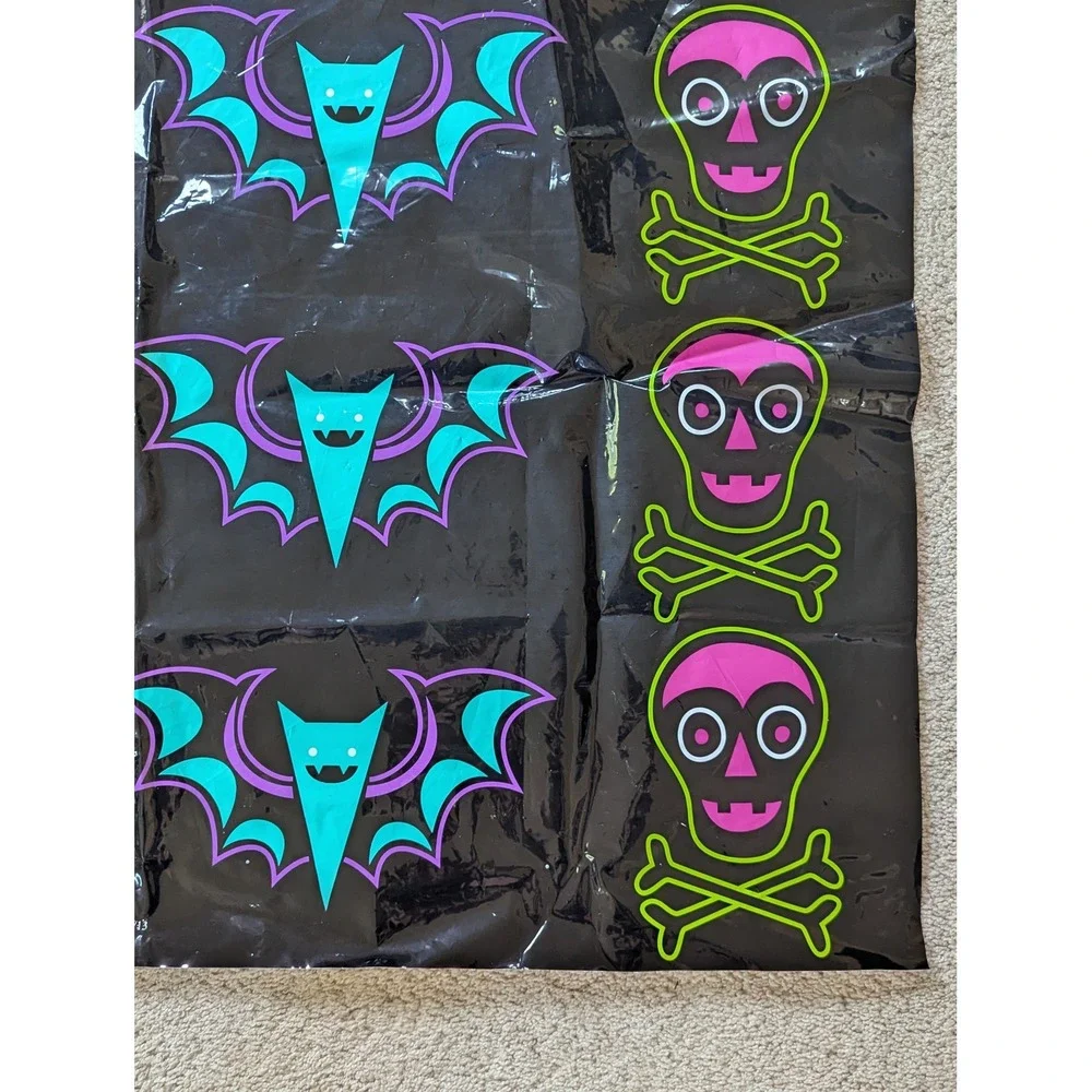 Halloween Game Set Floor Mat Spinner Jointed Banner Neon Spooky